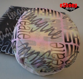 Reversible fabric basket crafted by eSheep Designs