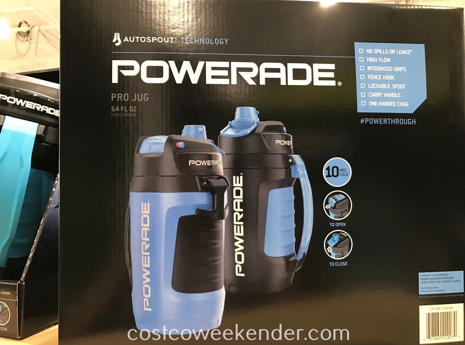 Powerade 64oz Pro Jug (2 pack) Costco Weekender