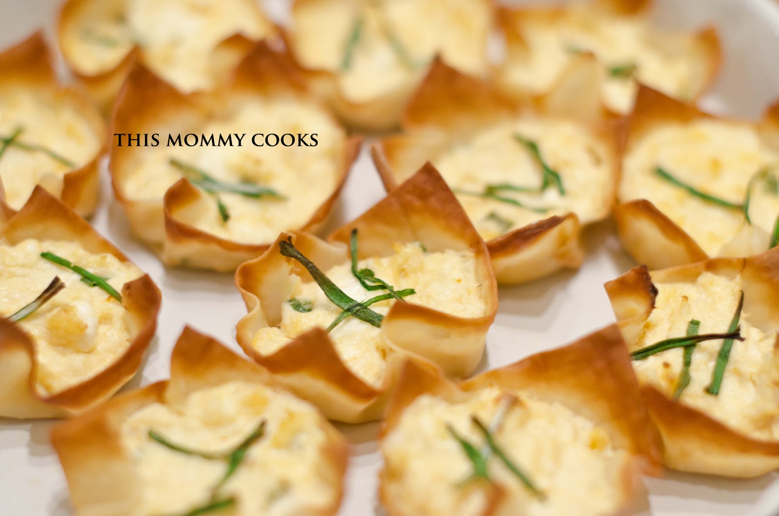 This Mommy Cooks: Baked Crab Rangoons {Cooking Club}