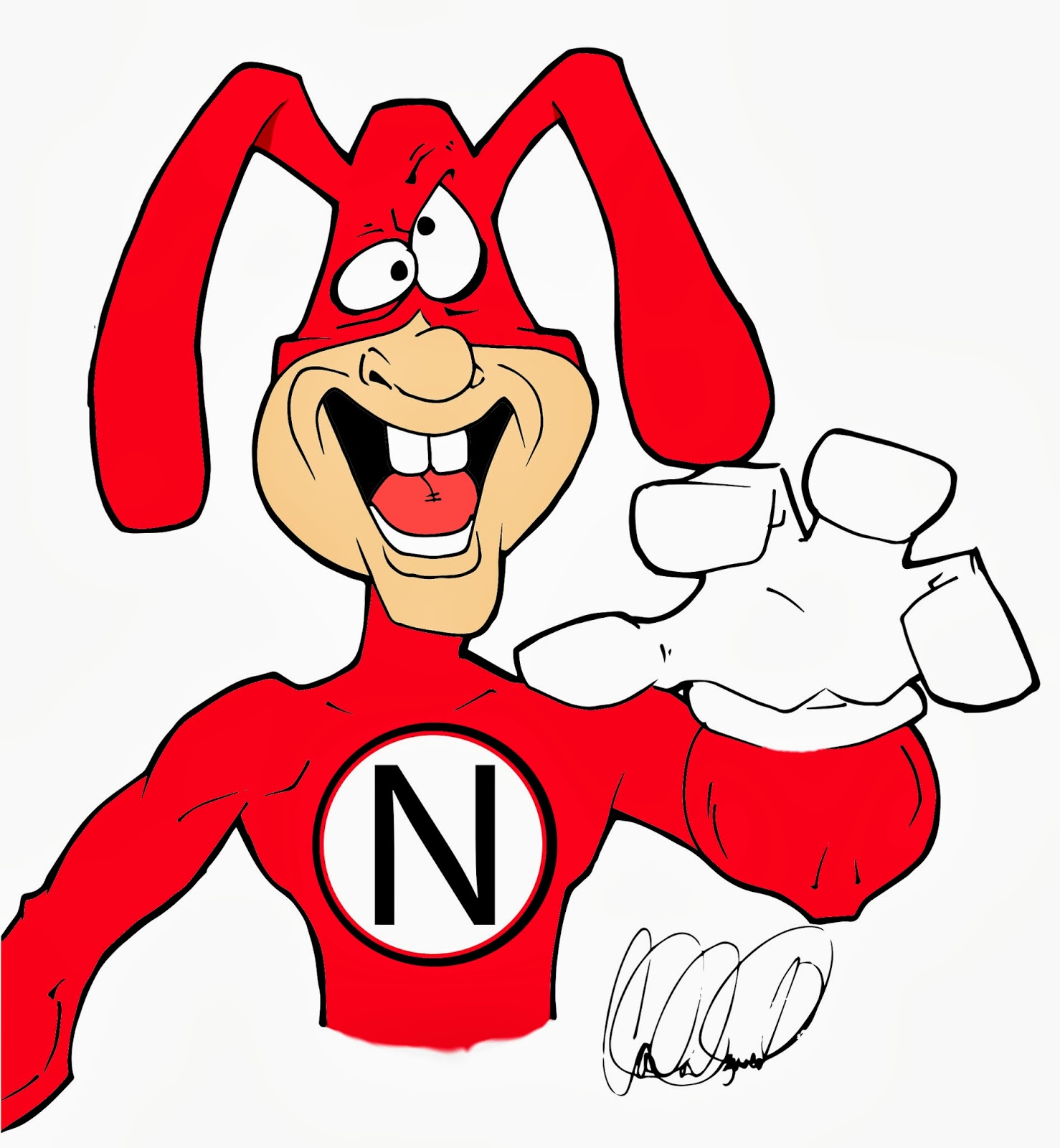Draw For Kids (Azevedo Bros. Art Blog): My Noid WIP (Work In Progress ...