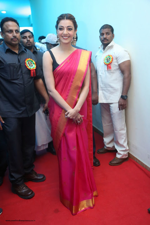 Kajal Agarwal at Nene Raju Nene Mantri Audio Launch