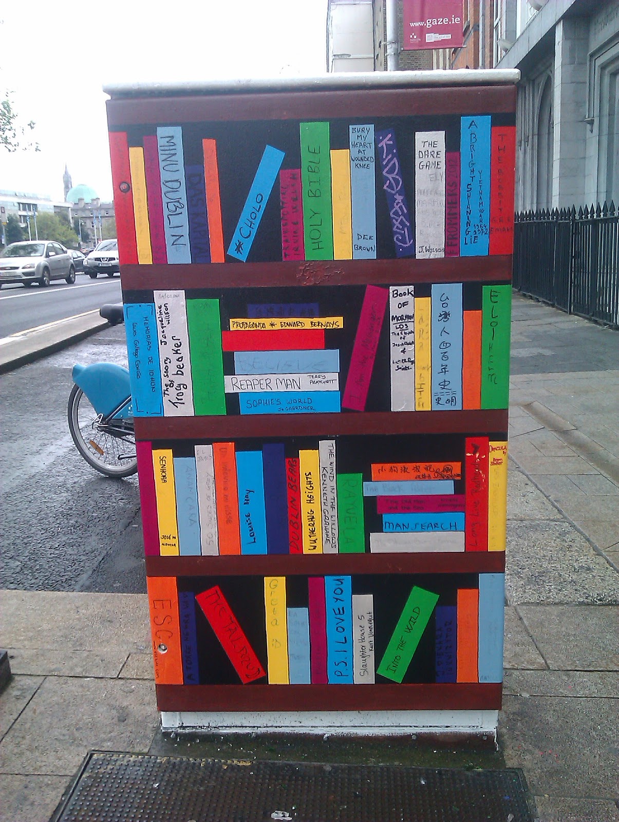 Broadcasting from Dublin Traffic Light Boxes in Dublin