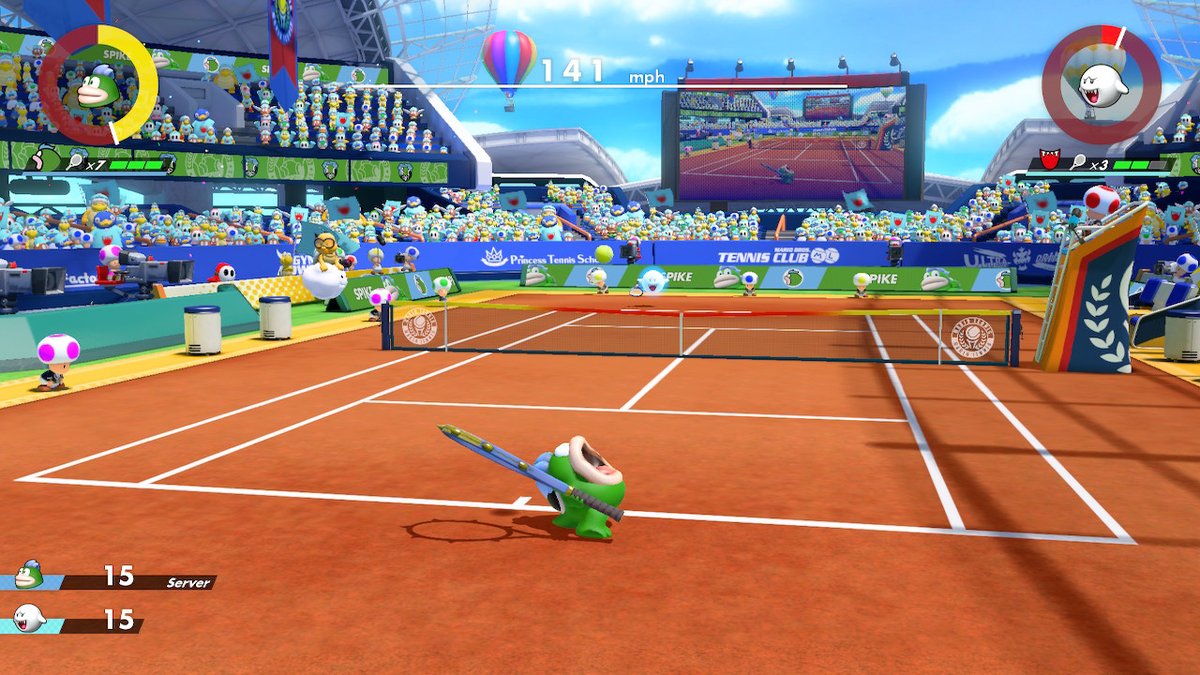 mario tennis aces single player