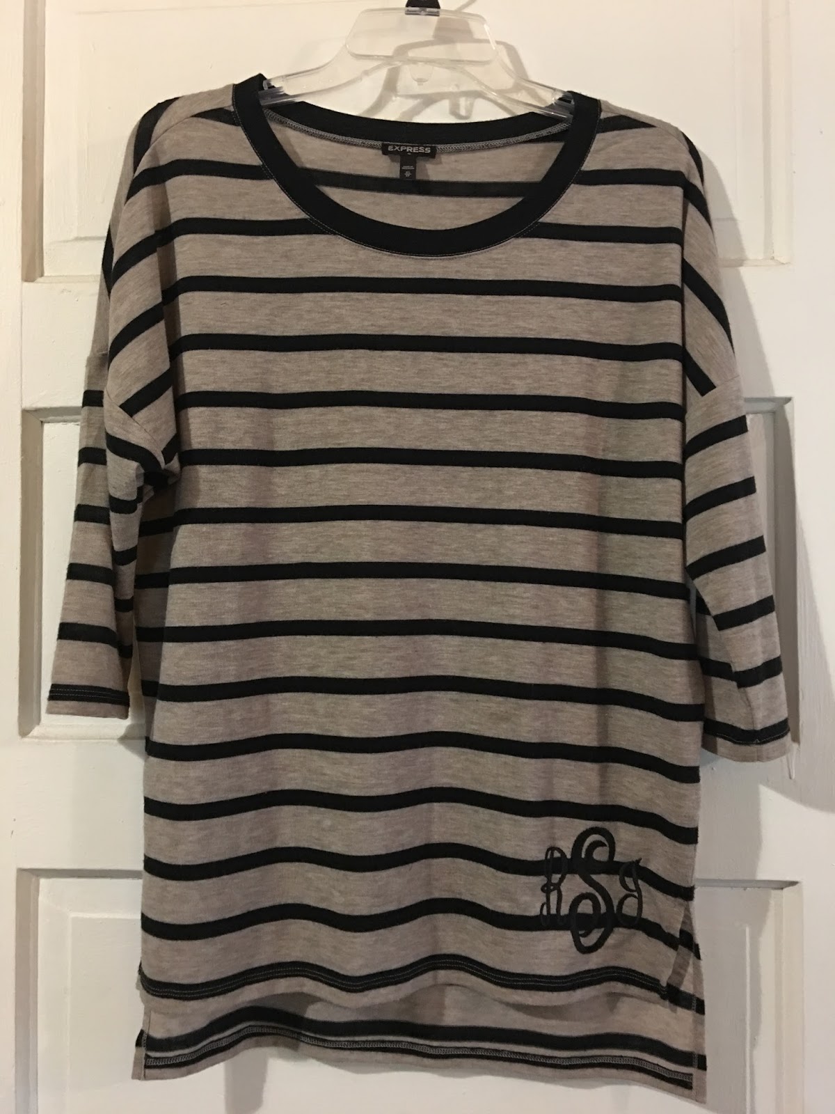 Marla, Plain and Small: Monogrammed Express Shirt