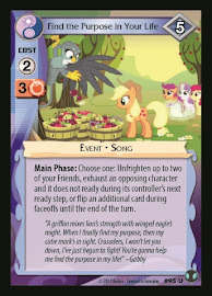 My Little Pony Find the Purpose in Your Life Defenders of Equestria CCG Card
