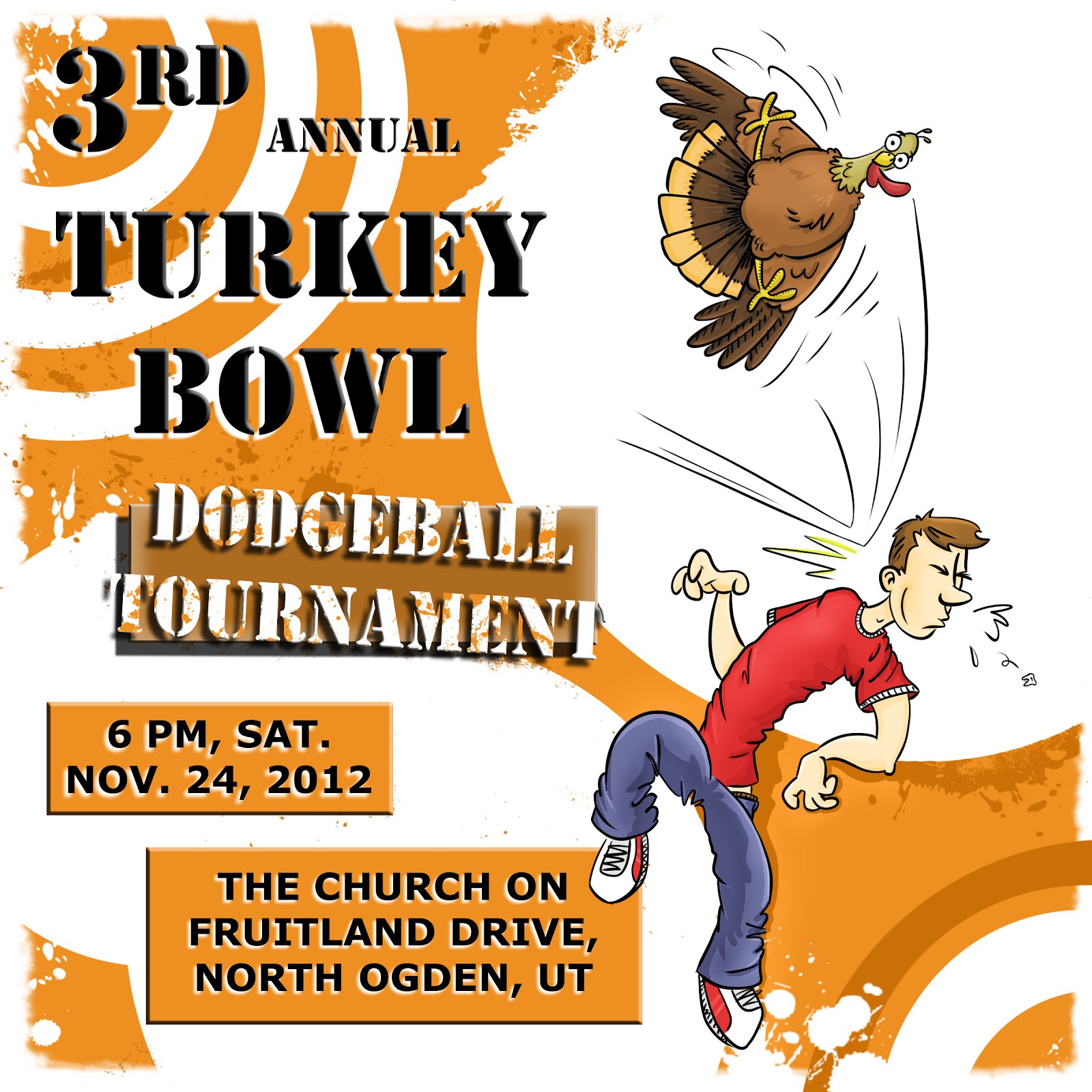 The Deep End Dodgeball Flyer