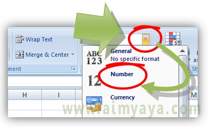 Cara Mengatur Format Angka/Nomor di Ms Excel