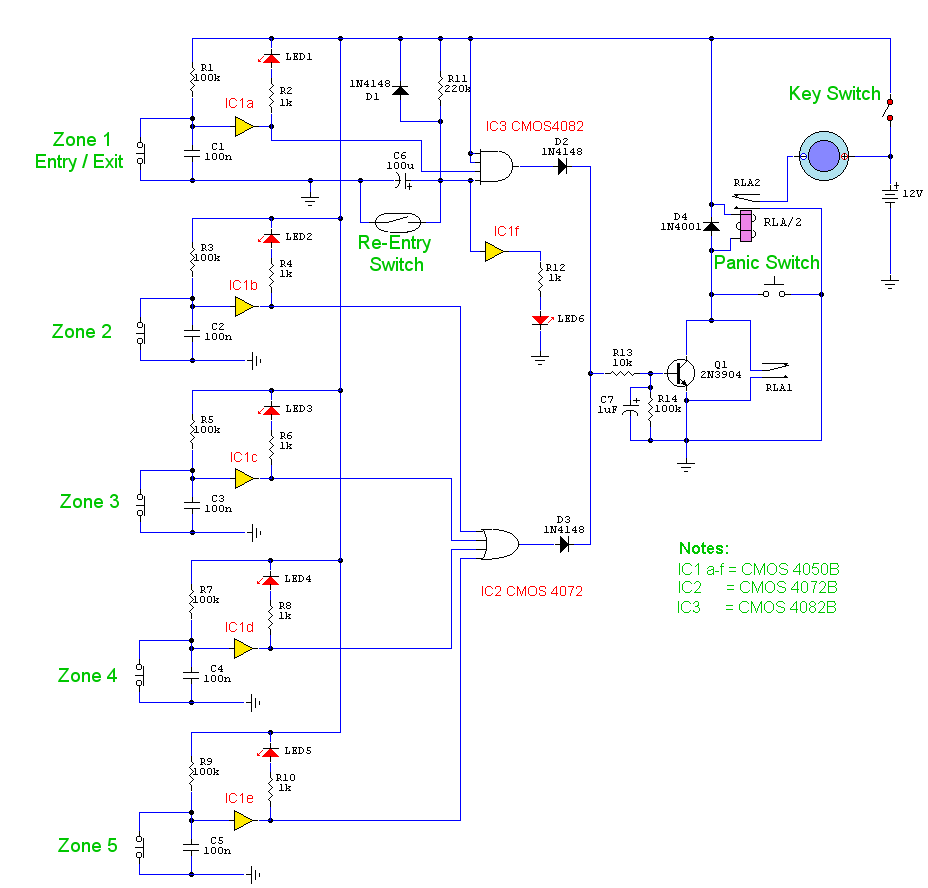 Electronics Circuit Refrigerator Door Alarm Librar Wiring 101