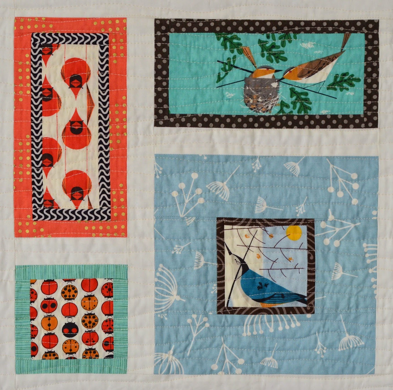 New Hampshire State Quilt Pattern (and optional fabric bundles) - The  Charley Harper Gallery