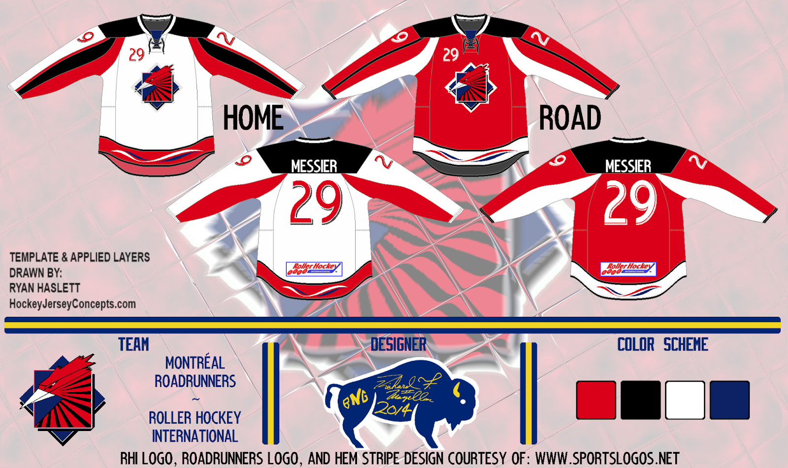 AJH Hockey Jersey Art Summer of Concept Contributor Beep! Beep! And