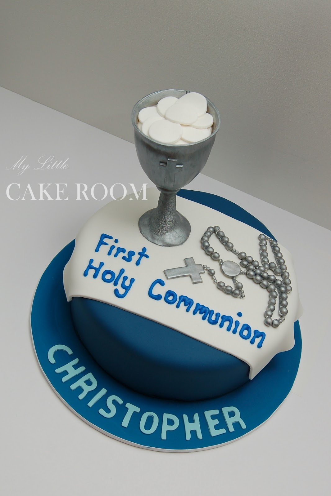 My Little Cake Room: First Holy Communion cake