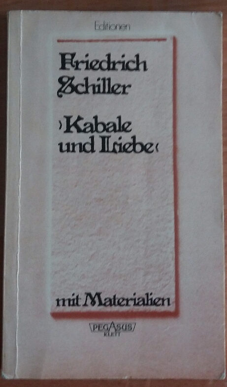Buchvogel Rezension Kabale Und Liebe Von Friedrich Schiller