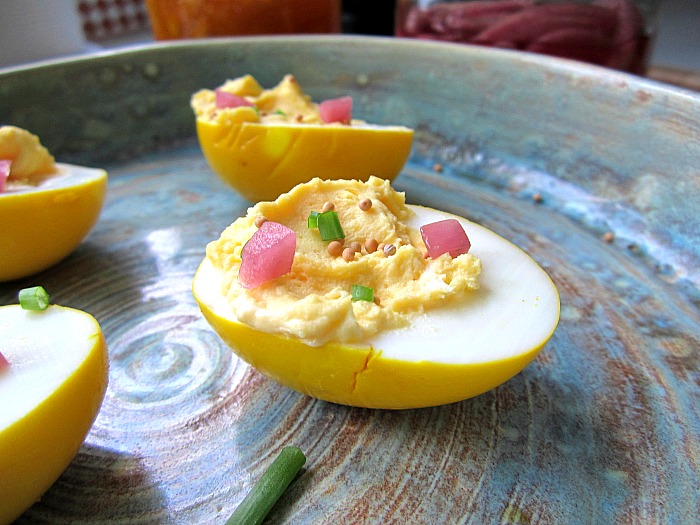 Turmeric Pickled Eggs