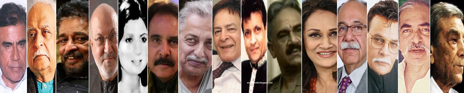 Legend actors of PTV Tariq Aziz, Anwar Maqsood, Ismail Tara, Ashraf Khan, Qavi Khan, Umer Sharif, Bushra Ansari, Arshad Mehmood, Shakeel, Zia Mohyuddin, Ali Ijaz