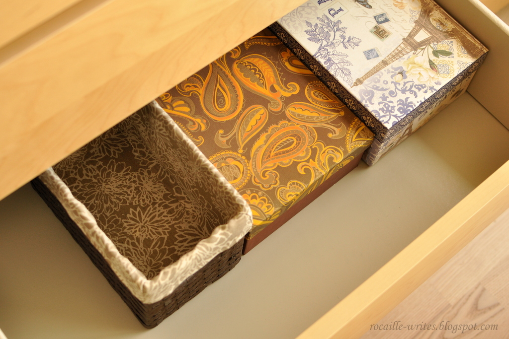 Rocaille Writes Minimalist Monday Updated KonMari Drawers & Tidying
