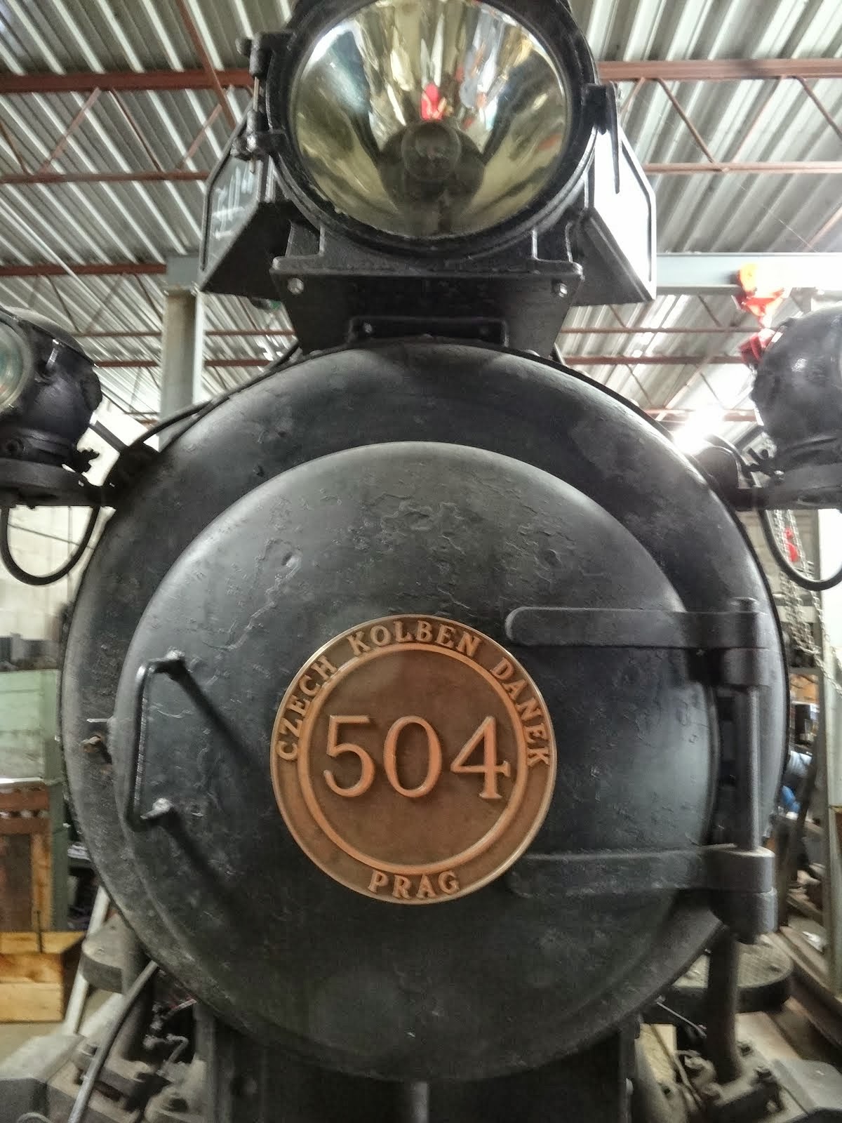 Engine 504 from Prague.