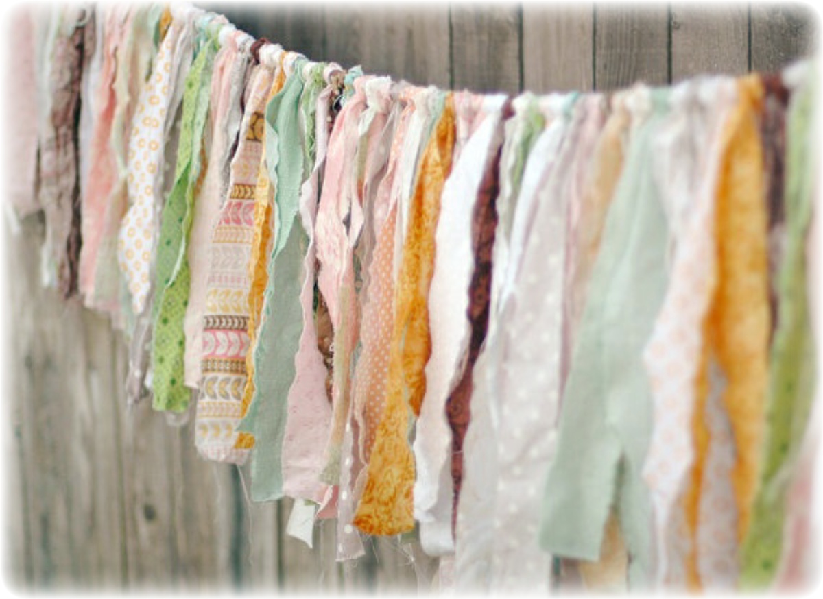 from these hands... Fabric Tassel Garlands