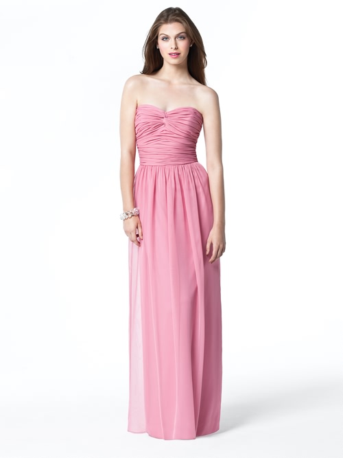 Long Bright Pink Bridesmaid Dress Designs Wedding Dress