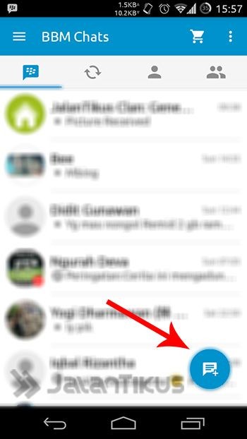 Trik Cara Chatting BBM Tanpa Harus Invite PIN BBMnya nama