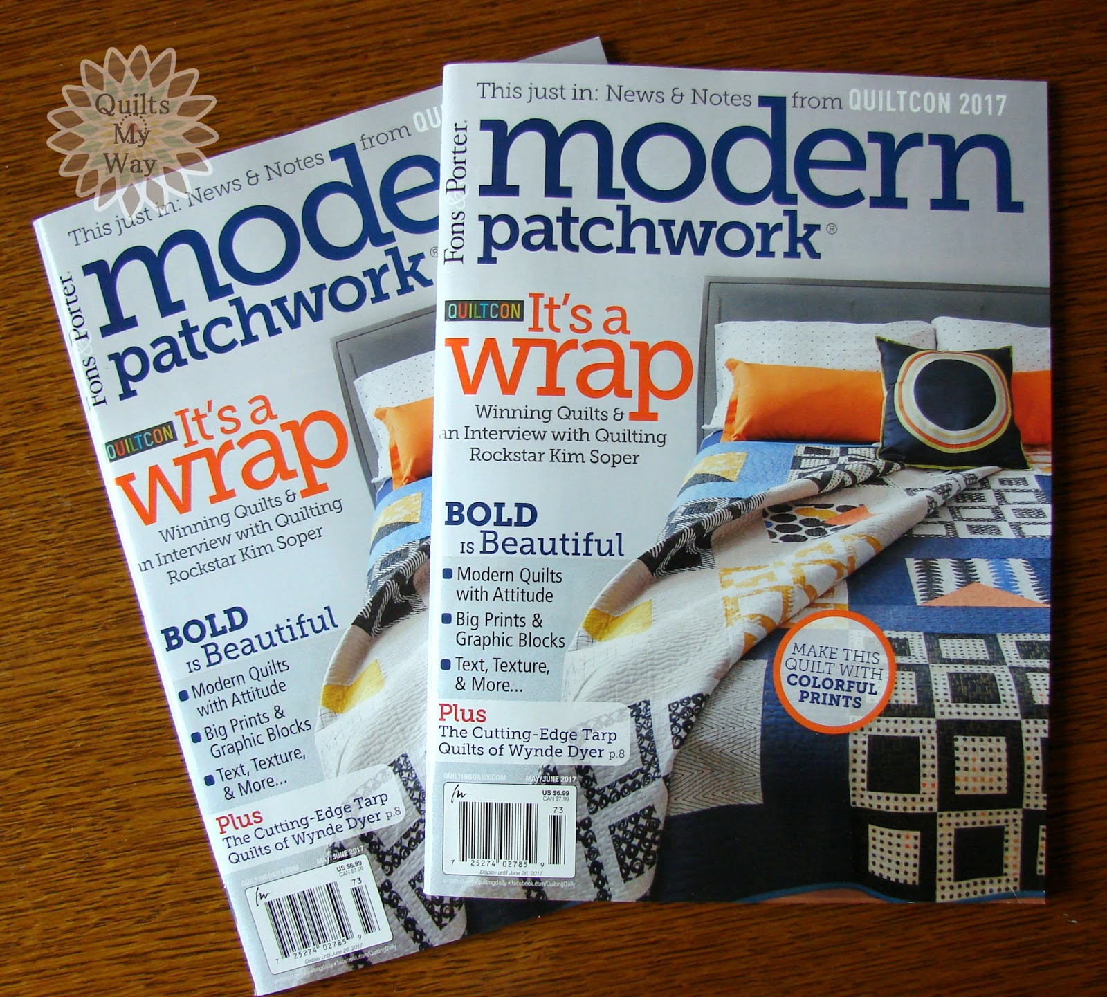Quilts My Way New issue of the "Modern Patchwork" Magazine and my patterns