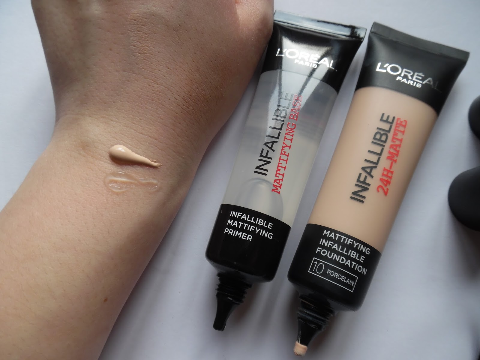 Perfect Fixations L'Oreal infallible Matte Primer and Foundation REVIEW