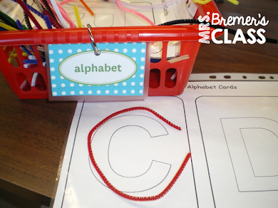 Alphabet activities perfect for literacy centers in Kindergarten.