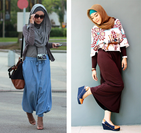 baju smart casual hijab