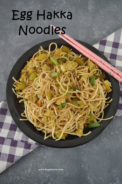 Chinese Egg Hakka Noodles Recipe | How to make Egg Noodles