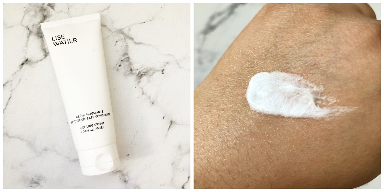 lise watier cooling cream foam cleanser