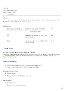 Resume Samples Doc