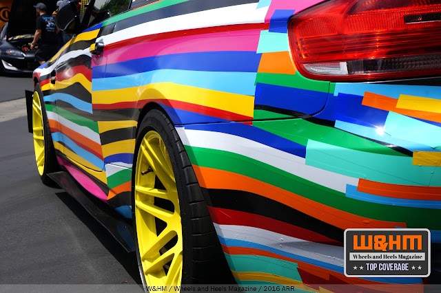 Daring but Successful Tape Job on BMW at Extreme Dimensions Car Show 2016