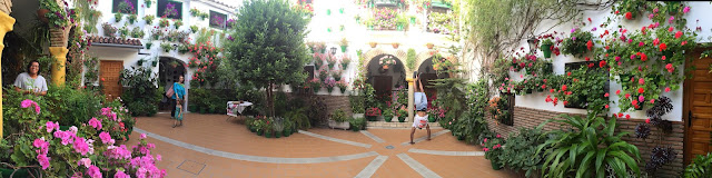 The (handstand) patios were very impressive
