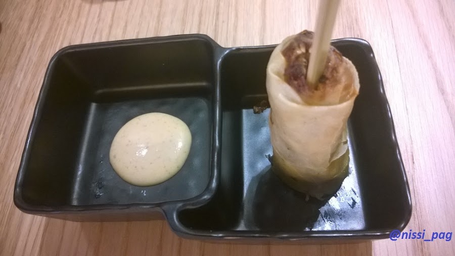 "Crujiente de jamón y verduras" Nikkoi Taberna - Getxo