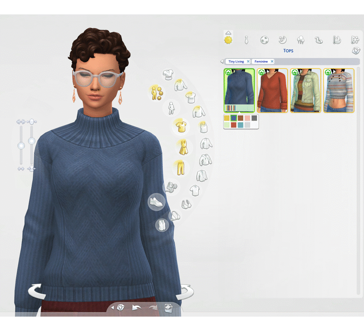 AHarris00Britney — The Sims 4: Tiny Living Stuff Mini CAS Review This