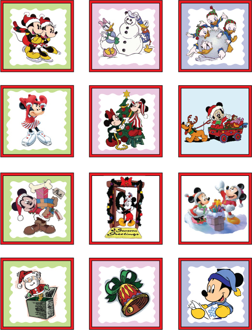Jogo de Memória de Natal do Mickey!