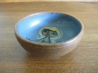 Dybdahl Danish pottery bowl with female nude