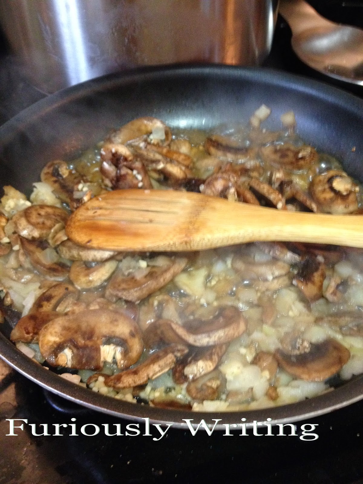 Furiously Writing: Slow Cooker Mushroom Soup