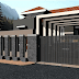 41 Desain Pagar Rumah Minimalis Modern 41 Desain Pagar Rumah Minimalis Modern