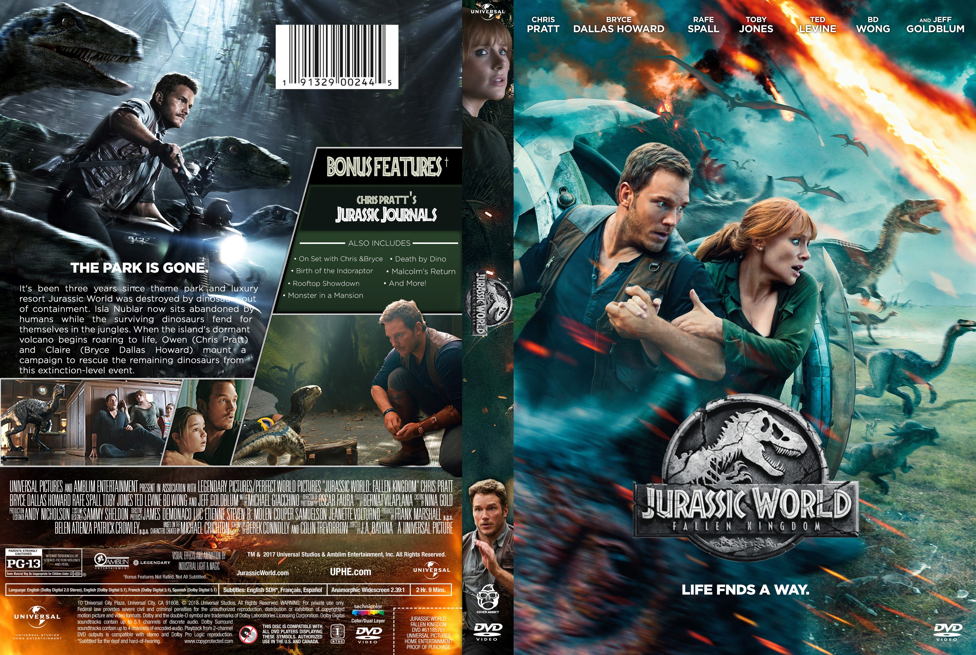 Jurassic World 2 Dvd