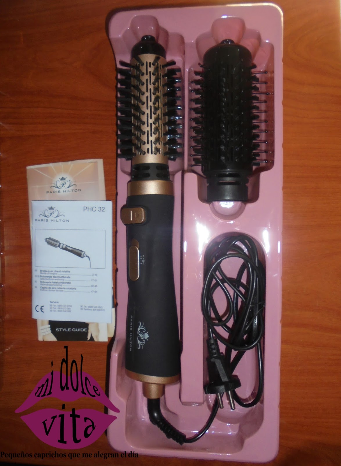 cepillo secador paris hilton