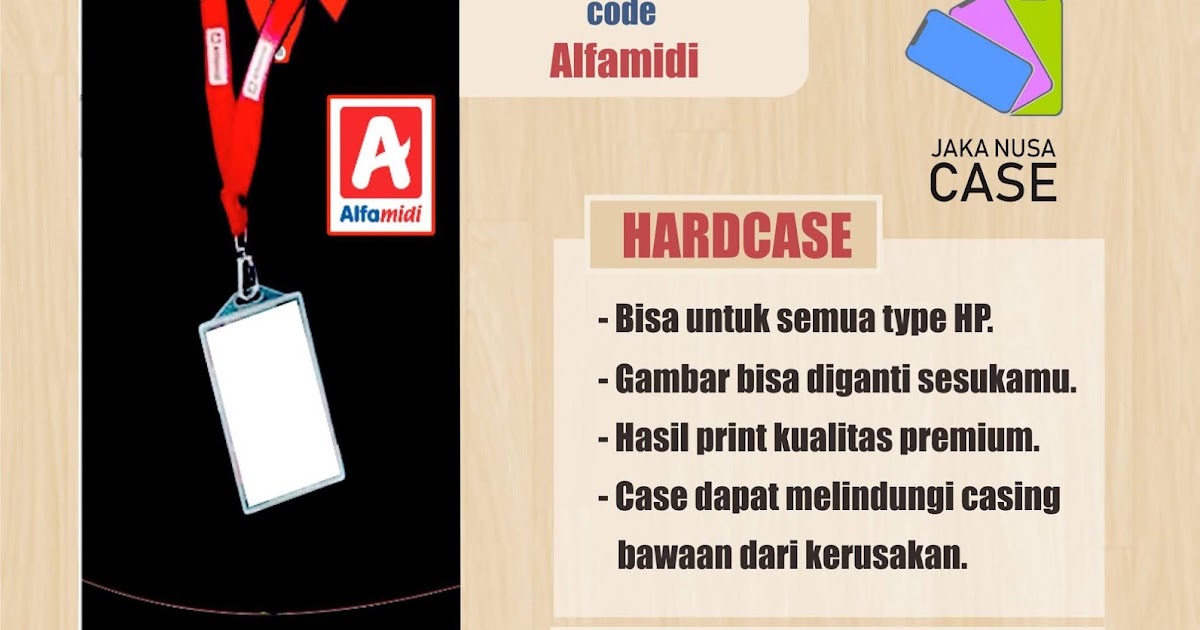 Jual Casing HP Profesi Gambar Seragam Kerja Alfamidi