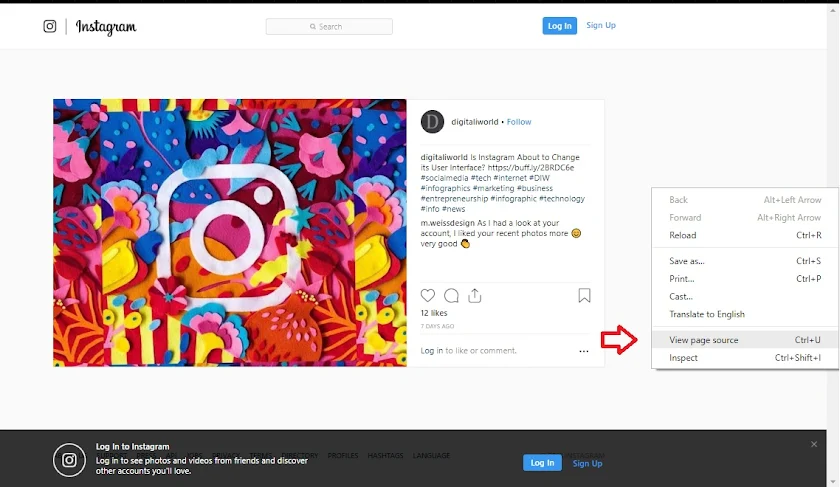 There's an easy hack for downloading photos from Instagram without downloading any software, tool or extension — here's how to do it on your personal computer or laptop device with the help of just a web browser