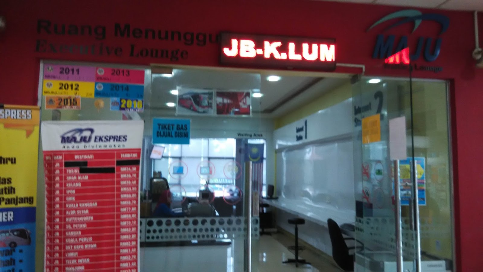 Our Journey Johor Johor Bahru Larkin Bus Terminal