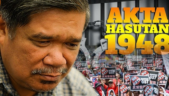 SEDITION ACT:UMNO COWARD!  ABUSE OF POWER USING POLICE AS  FORTRESS 2 SUSTAIN POWER!!