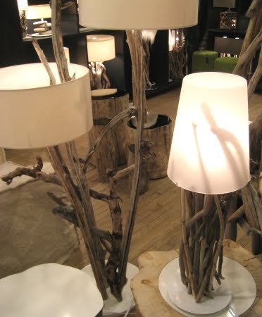 Coastal Lighting At Abc Carpet Home In New York City Driftwood Lamps