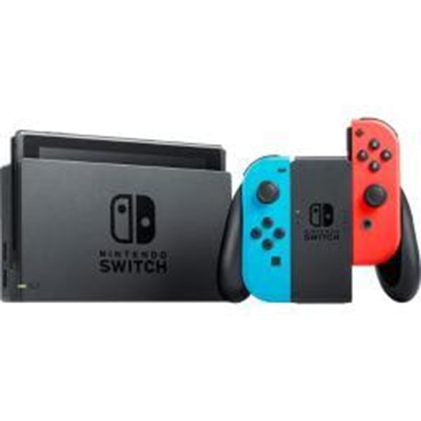 Nintendo Switch Console with Neon Blue and Red Joy-Con Wireless Controllers only $269.99 (was $499.99) with Free Shipping.