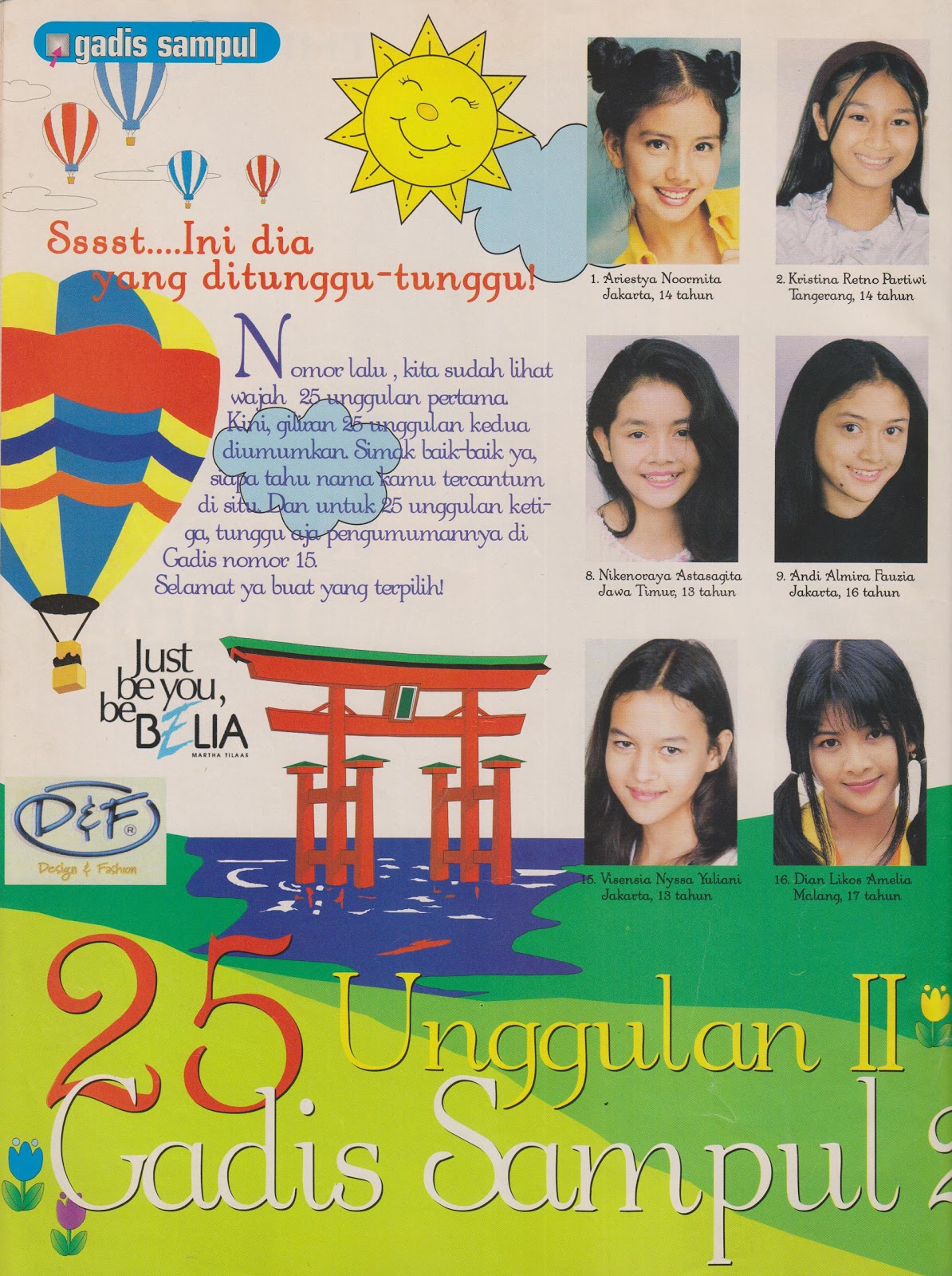 erika van pelt: Unggulan Gadis Sampul 2000 II - Part 1