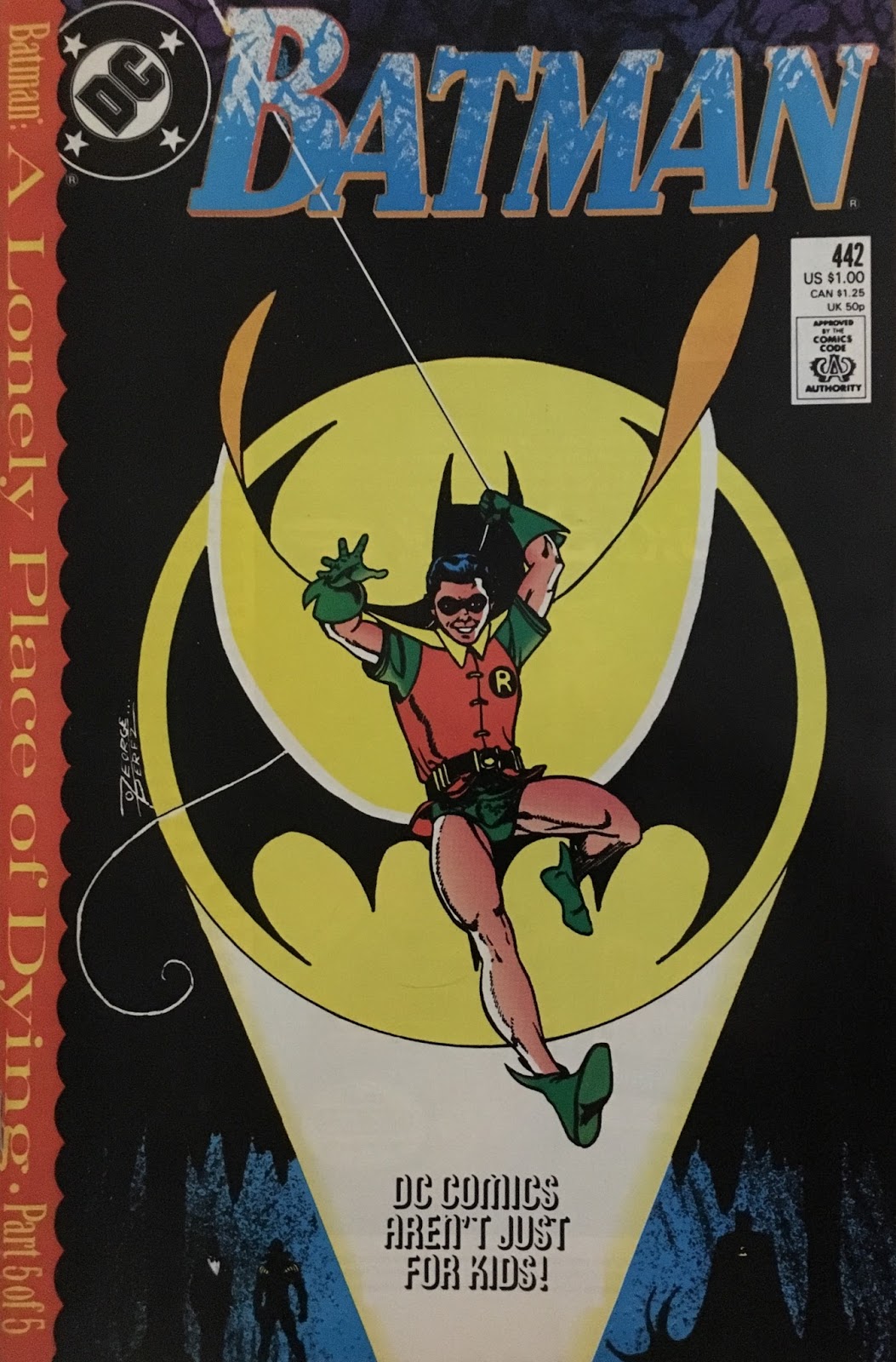 Batman #442 (1989) – Chris is on Infinite Earths