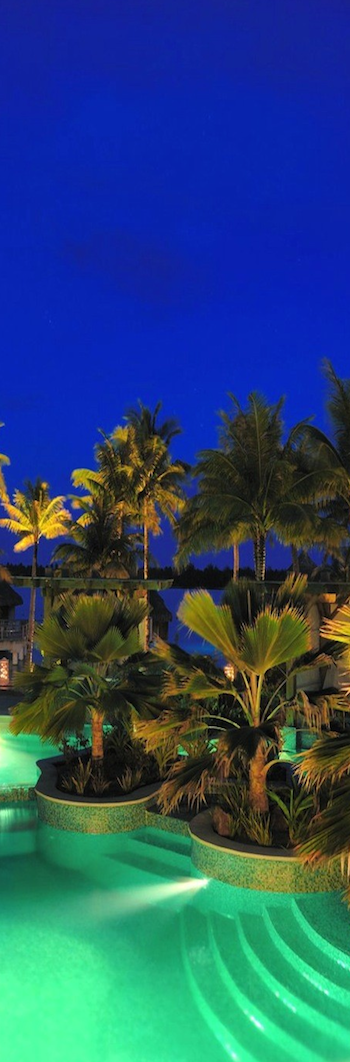 St. Regis Bora Bora Pool at Night