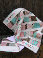 Upsized Charm Square Baby Quilt